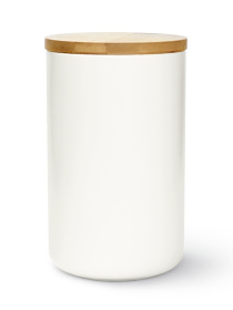 Ємність для зберігання біла/дерево MBM MY HOME Модель KP-13 L WHITE/WOOD Фото