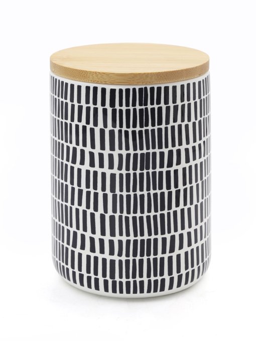 Ємність для зберігання з візерунком сіра/дерево MBM MY HOME модель KP-16 M GRAY/WOOD Фото