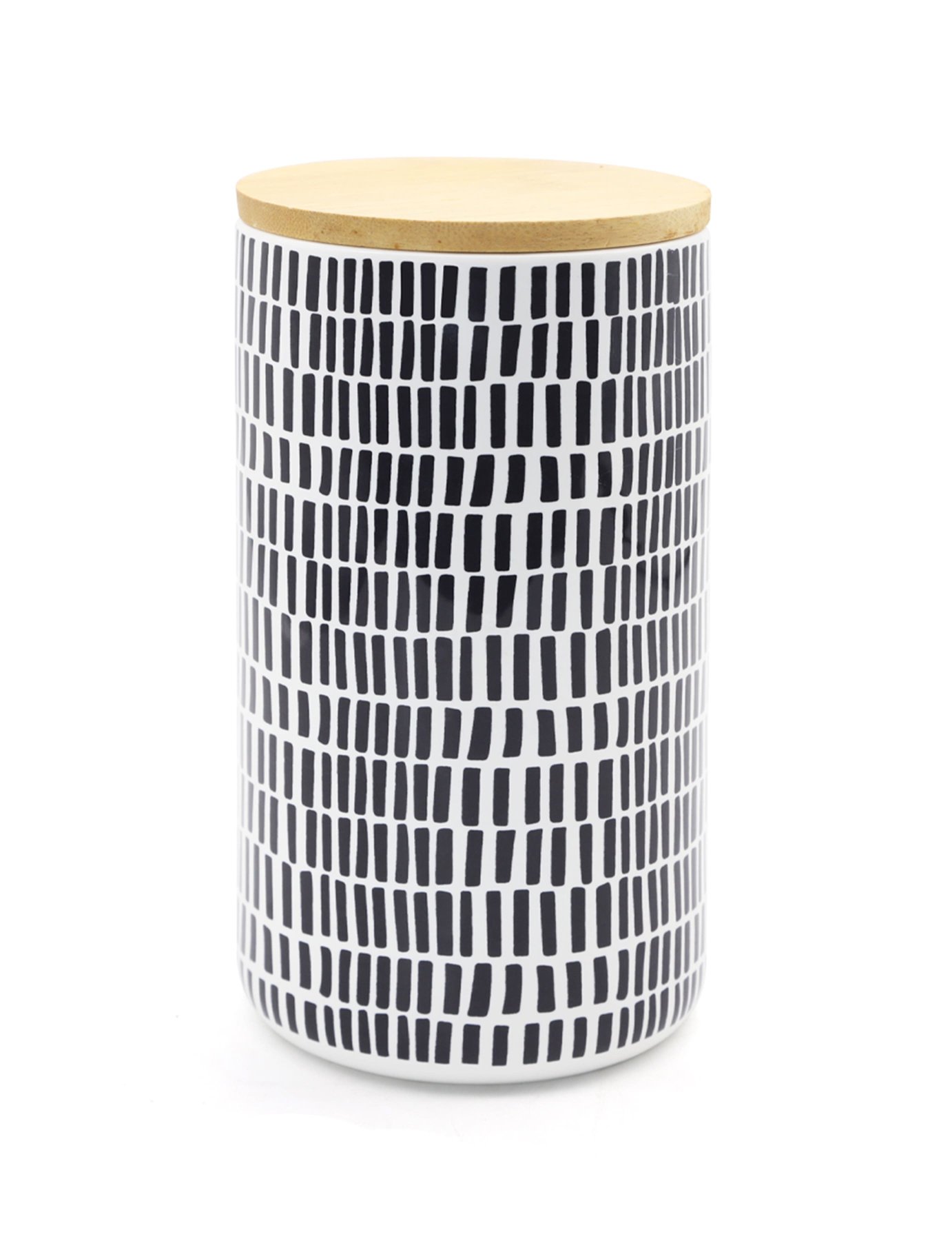 Ємність для зберігання з візерунком сіра/дерево MBM HOME модель KP-16 L GRAY/WOOD Фото