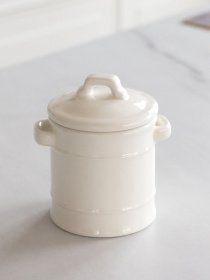 Емкость для хранения с ручками белая MBM MY HOME модель KP-19 WHITE Фото