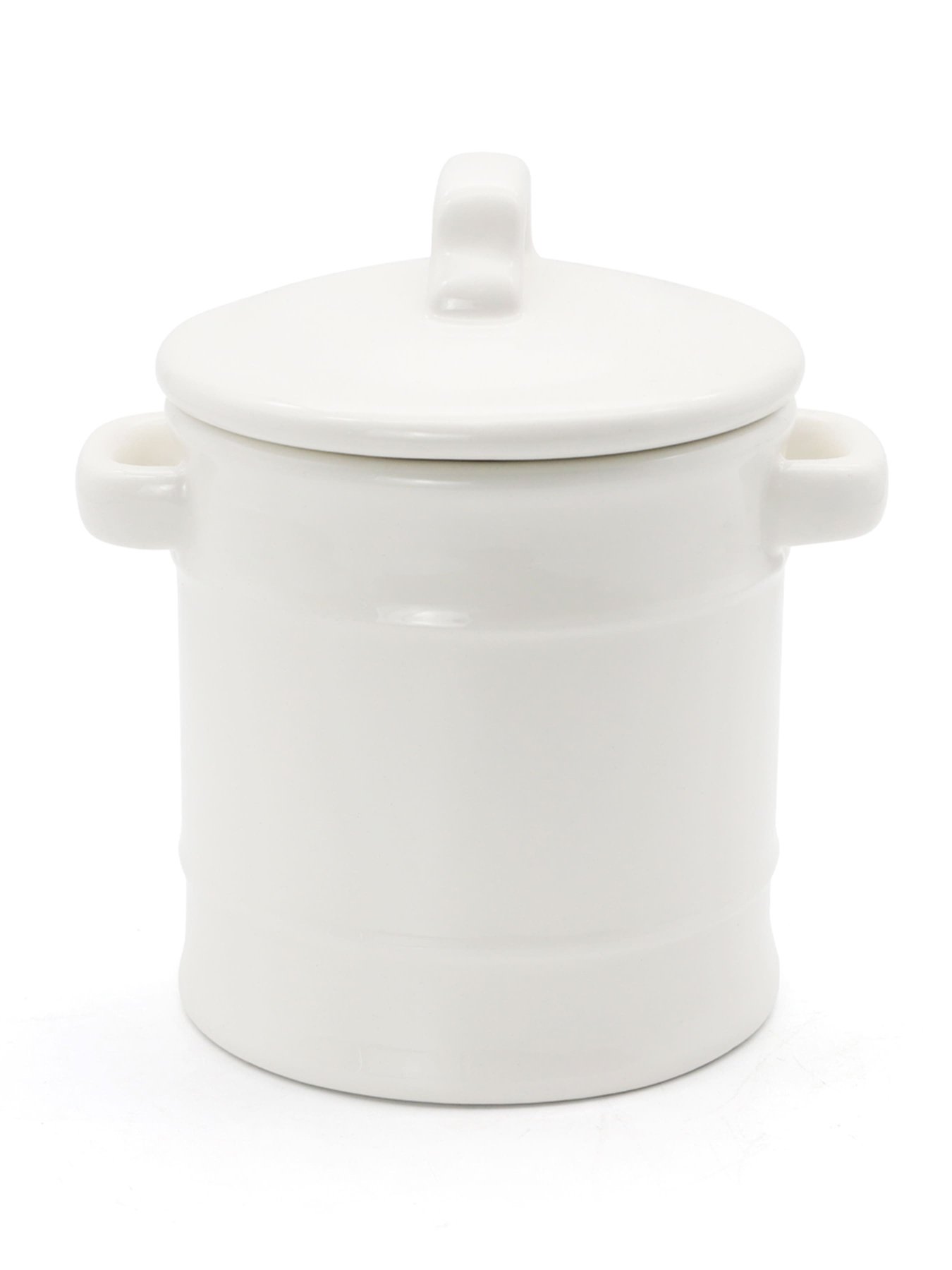 Емкость для хранения с ручками белая MBM HOME модель KP-19 WHITE Фото