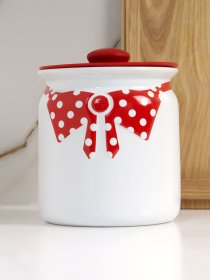 Ємність для зберігання біла з червоним MBM MY HOME Модель KP-42 WHITE/RED Фото