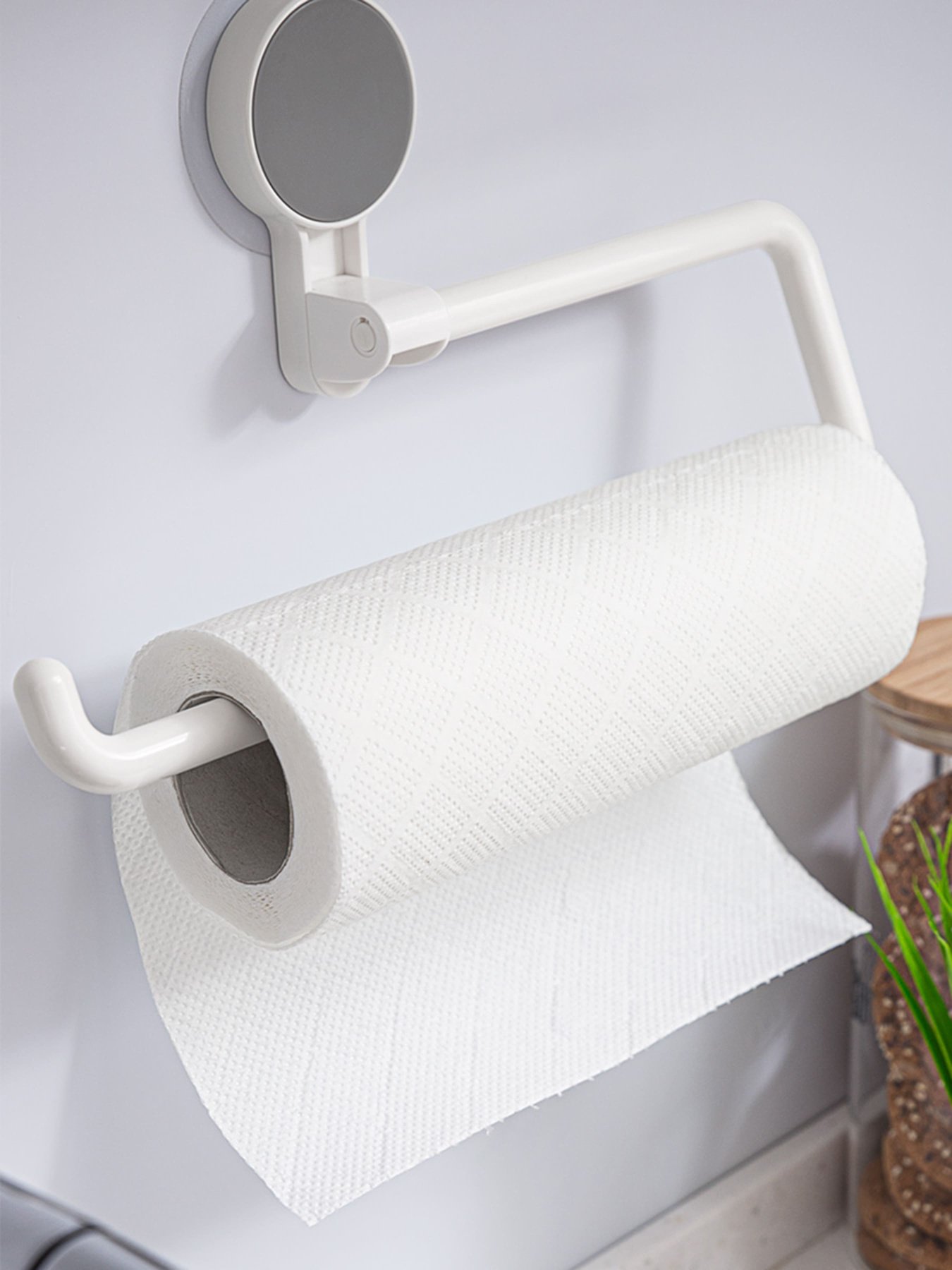 Держатель для бумажных полотенец клеящийся MBM HOME модель BP-10 WHITE Фото