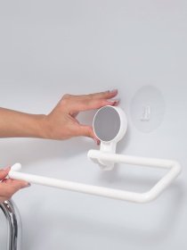 Держатель для бумажных полотенец клеящийся MBM HOME модель BP-10 WHITE Фото