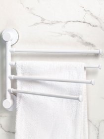 Держатель для полотенец клеящийся MBM MY HOME модель BP-28 WHITE/GRAY Фото