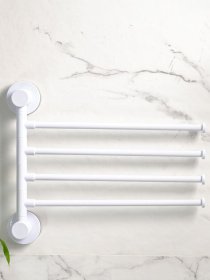 Держатель для полотенец клеящийся MBM MY HOME модель BP-28 WHITE/GRAY Фото