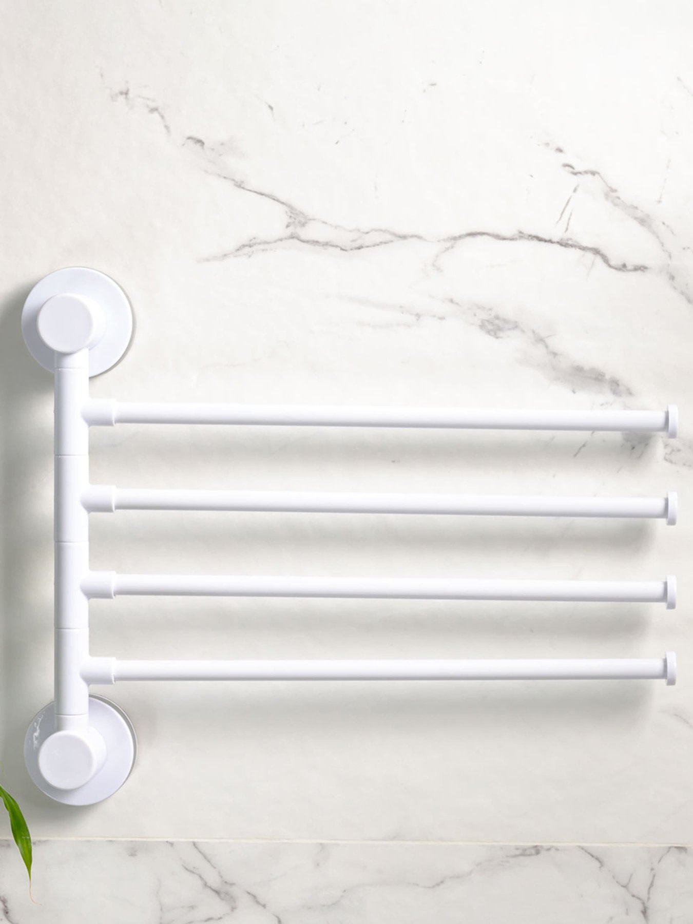 Тримач для рушників клейкий MBM HOME модель BP-28 WHITE/GRAY Фото