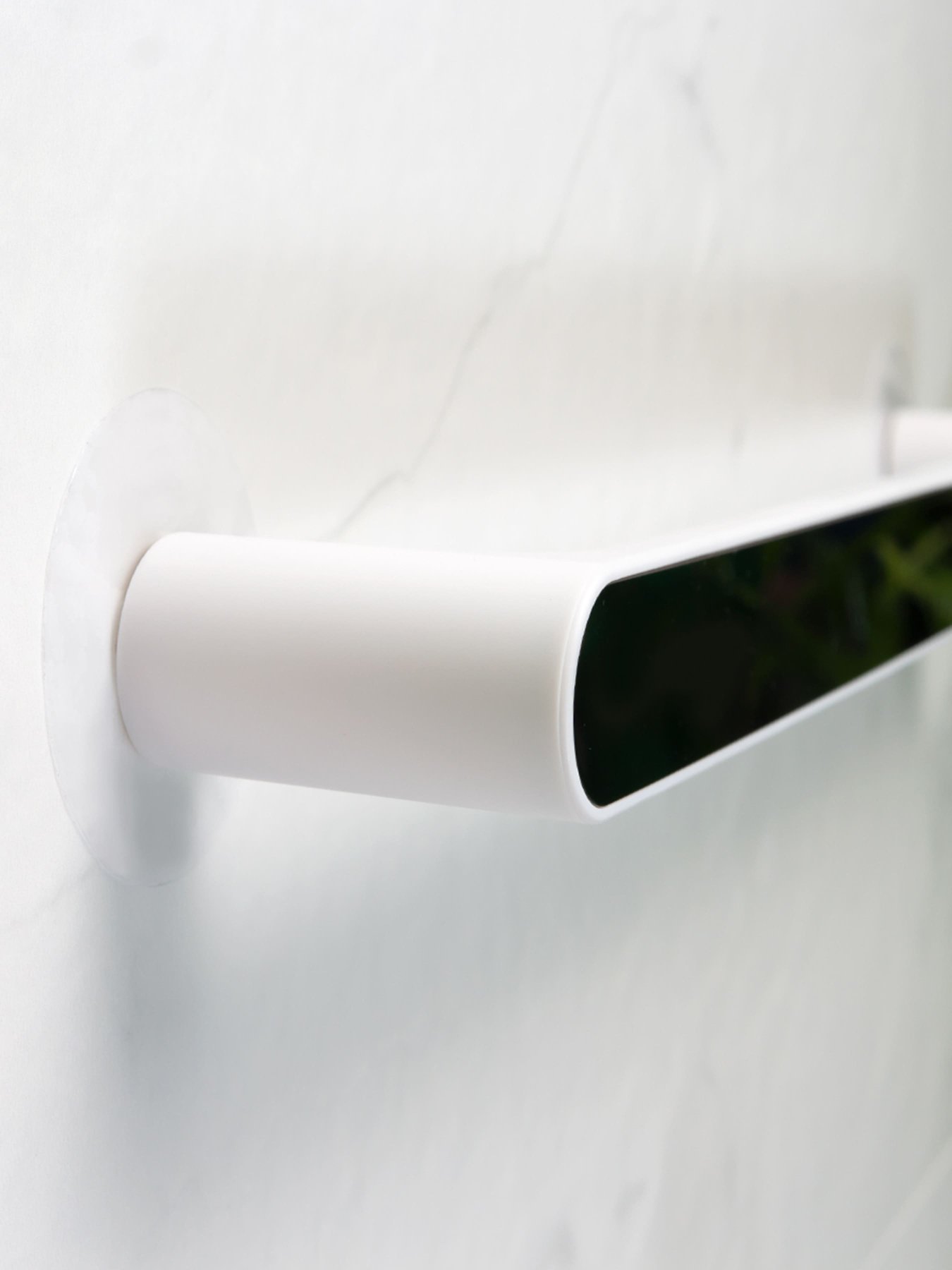 Держатель универсальный клеящийся белый с черным MBM HOME модель BP-30 WHITE/BLACK Фото