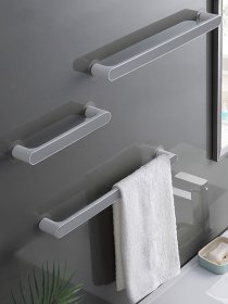 Держатель универсальный клеящийся белый с серым MBM HOME модель BP-30 WHITE/GRAY Фото