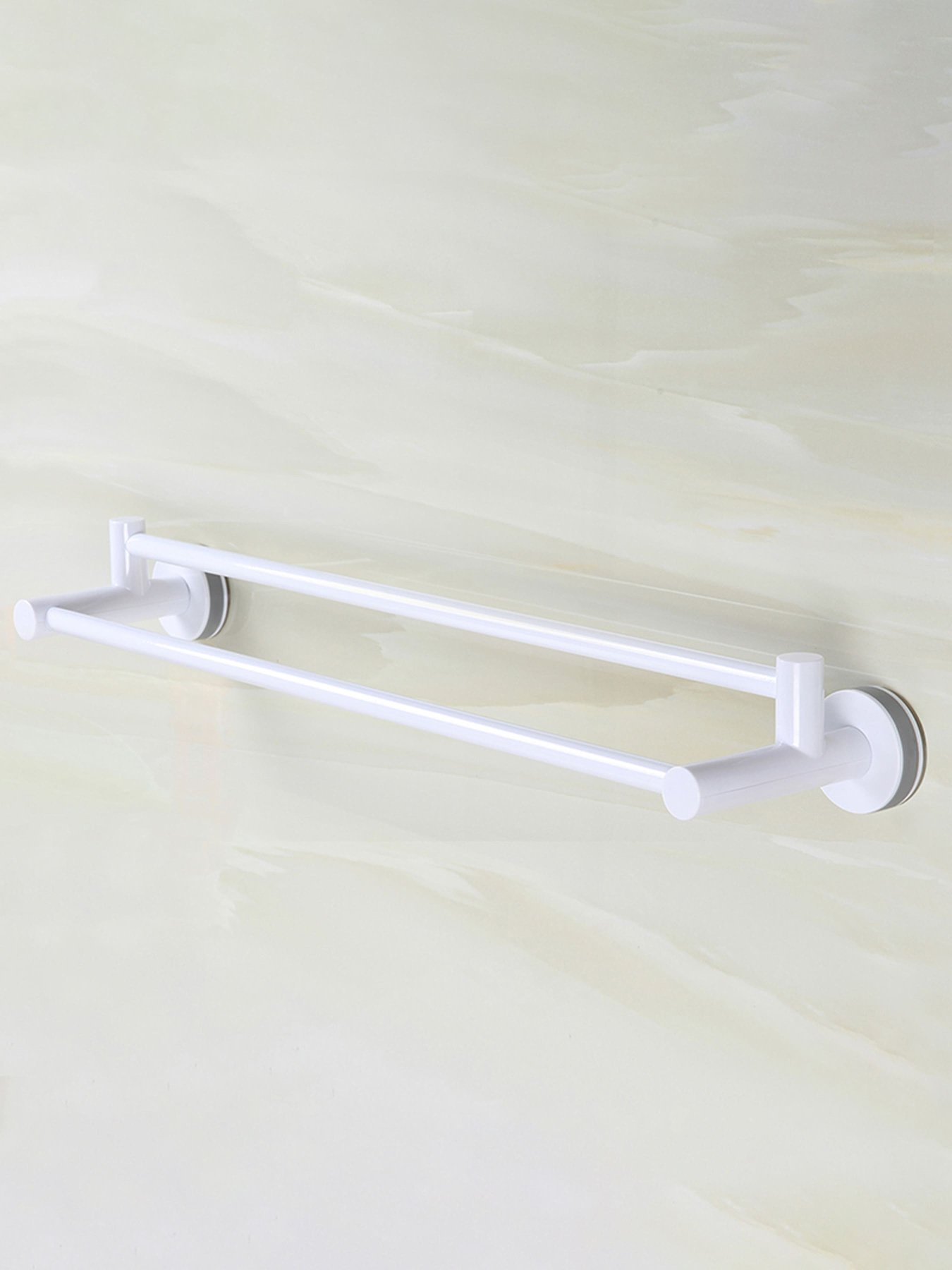 Держатель для полотенец двойной клеящийся MBM MY HOME модель BP-31 WHITE Фото