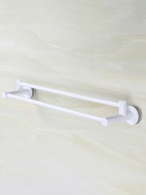 Держатель для полотенец двойной клеящийся MBM HOME модель BP-31 WHITE Фото