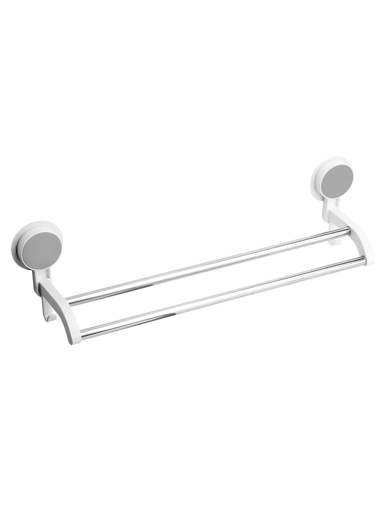 Держатель для полотенец двойной клеящийся с нержавеющей стали MBM MY HOME модель BP-9 WHITE Фото