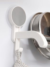 Держатель для полотенец двойной клеящийся с нержавеющей стали MBM MY HOME модель BP-9 WHITE Фото