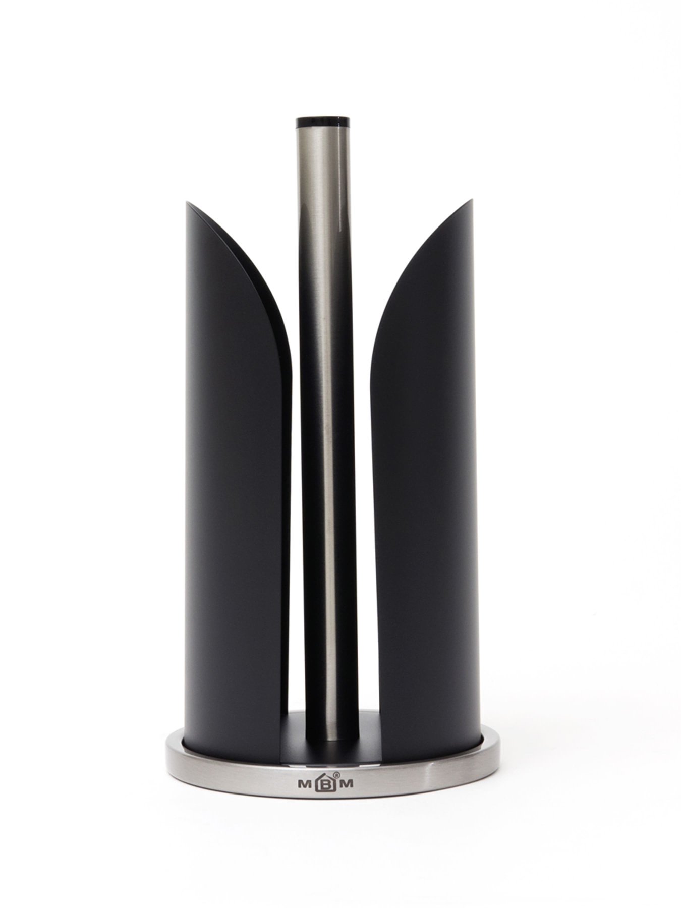 Держатель для бумажных полотенец черный с нержавеющей стали MBM MY HOME модель KP-23 SS/BLACK Фото