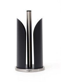 Держатель для бумажных полотенец черный с нержавеющей стали MBM MY HOME модель KP-23 SS/BLACK Фото