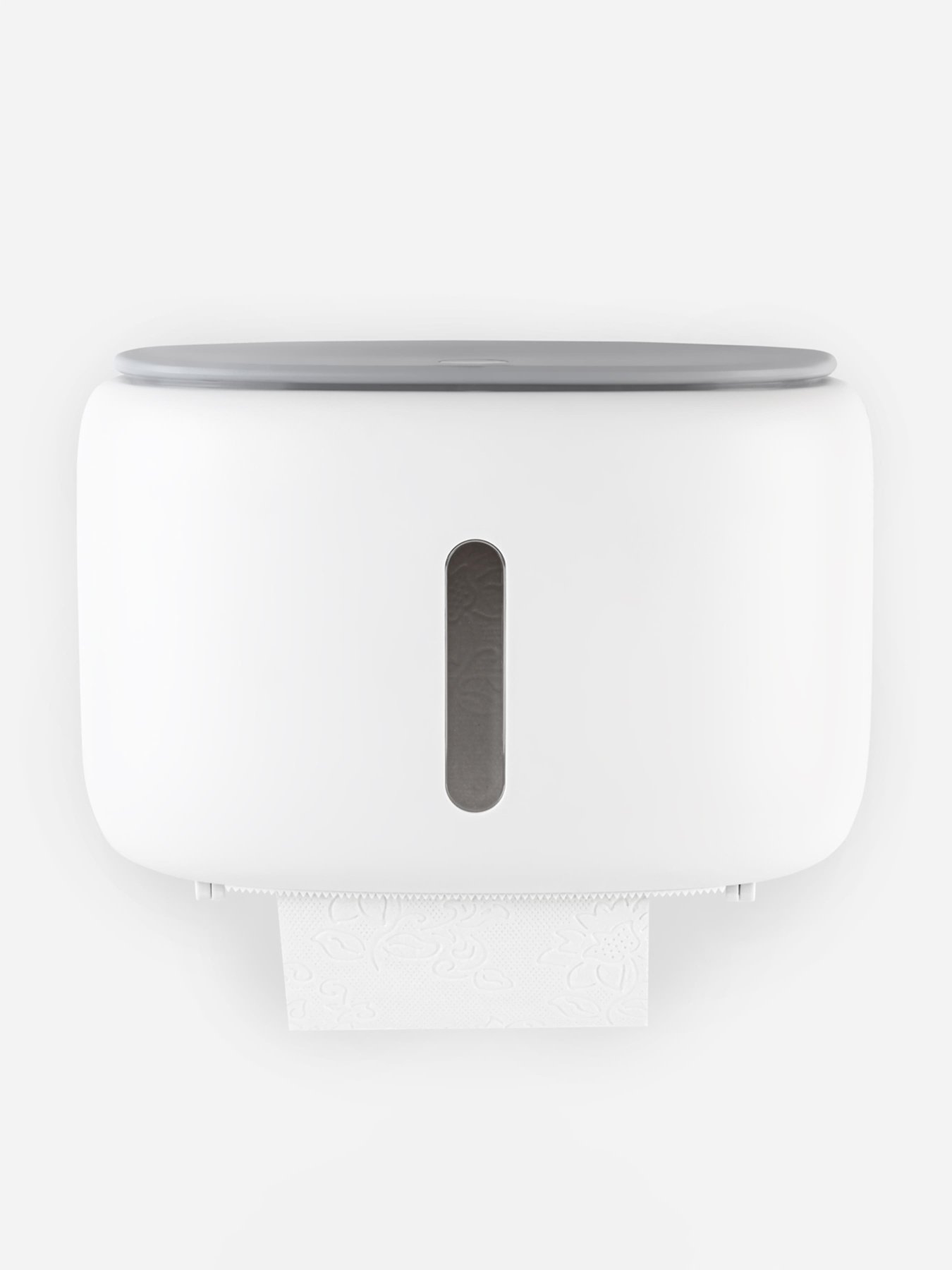 Тримач для туалетного паперу білий з сірим MBM HOME модель BP-43 WHITE/GRAY Фото