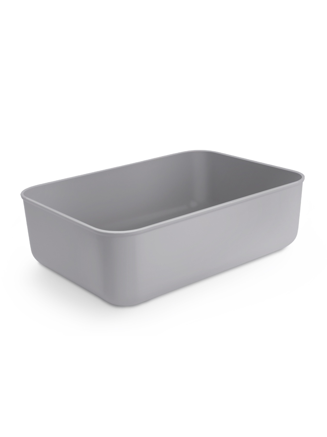 Ящик для хранения без крышки пластиковый серый MBM HOME модель FH-10 XS GRAY Фото