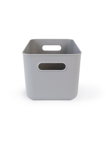 Ящик для хранения без крышки пластиковый серый MBM MY HOME модель FH-11 S GRAY Фото