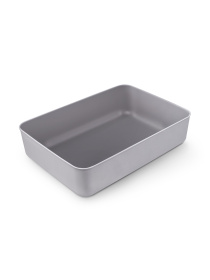 Ящик для хранения без крышки пластиковый серый MBM MY HOME модель FH-12 L GRAY Фото