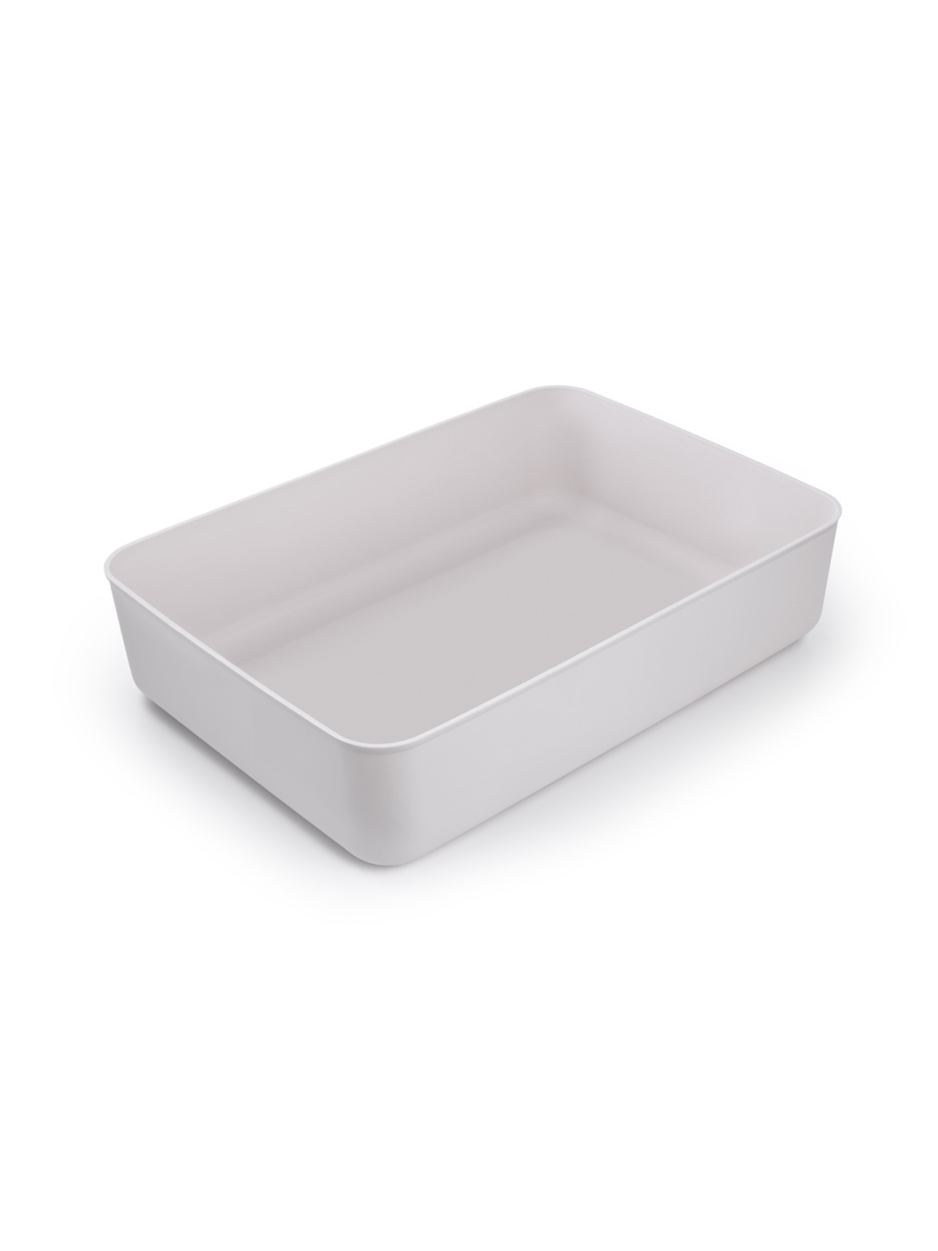 Ящик для хранения без крышки пластиковый светло-серый MBM HOME модель FH-12 L LIGHT GRAY Фото