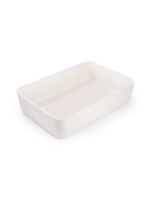 Ящик для хранения без крышки пластиковый белый MBM HOME модель FH-12 L WHITE Ящик для хранения без крышки пластиковый белый MBM HOME модель FH-12 L WHITE Фото