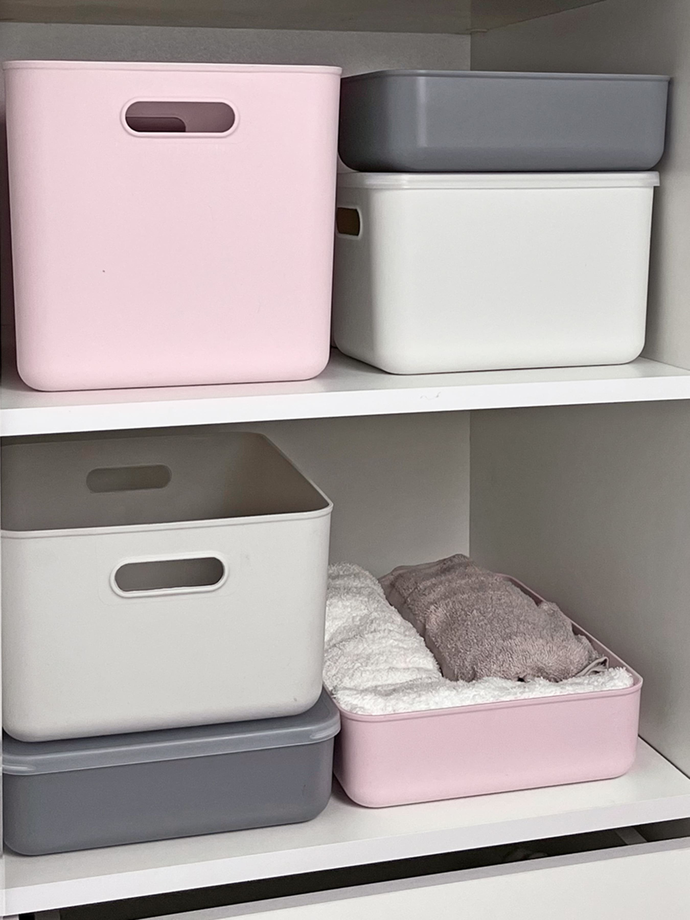 Ящик для зберігання без кришки пластиковий сірий MBM HOME модель FH-13 XL GRAY Фото