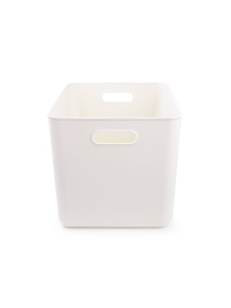 Ящик для хранения без крышки пластиковый белый MBM HOME модель FH-14 XXL WHITE Фото