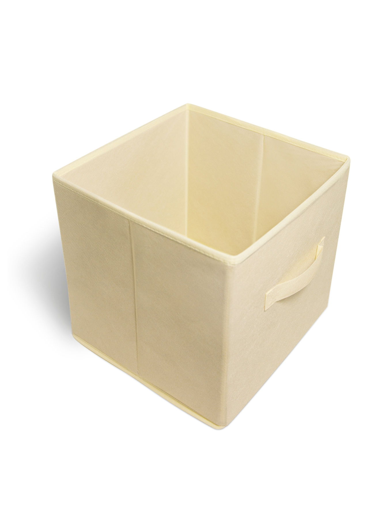 Ящик для хранения квадратный бежевый MBM HOME модель TH-08 BEIGE Фото