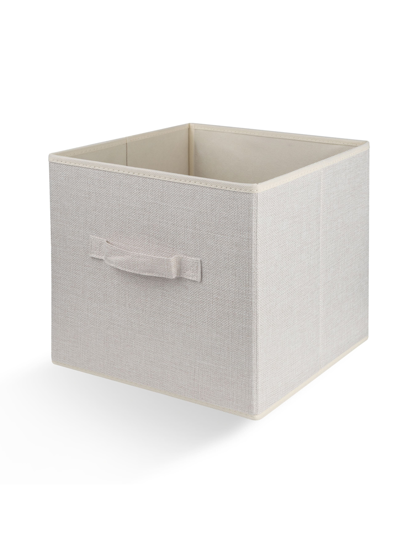 Ящик для зберігання квадратний кремовий MBM MY HOME Модель TH-08 CREAM Фото