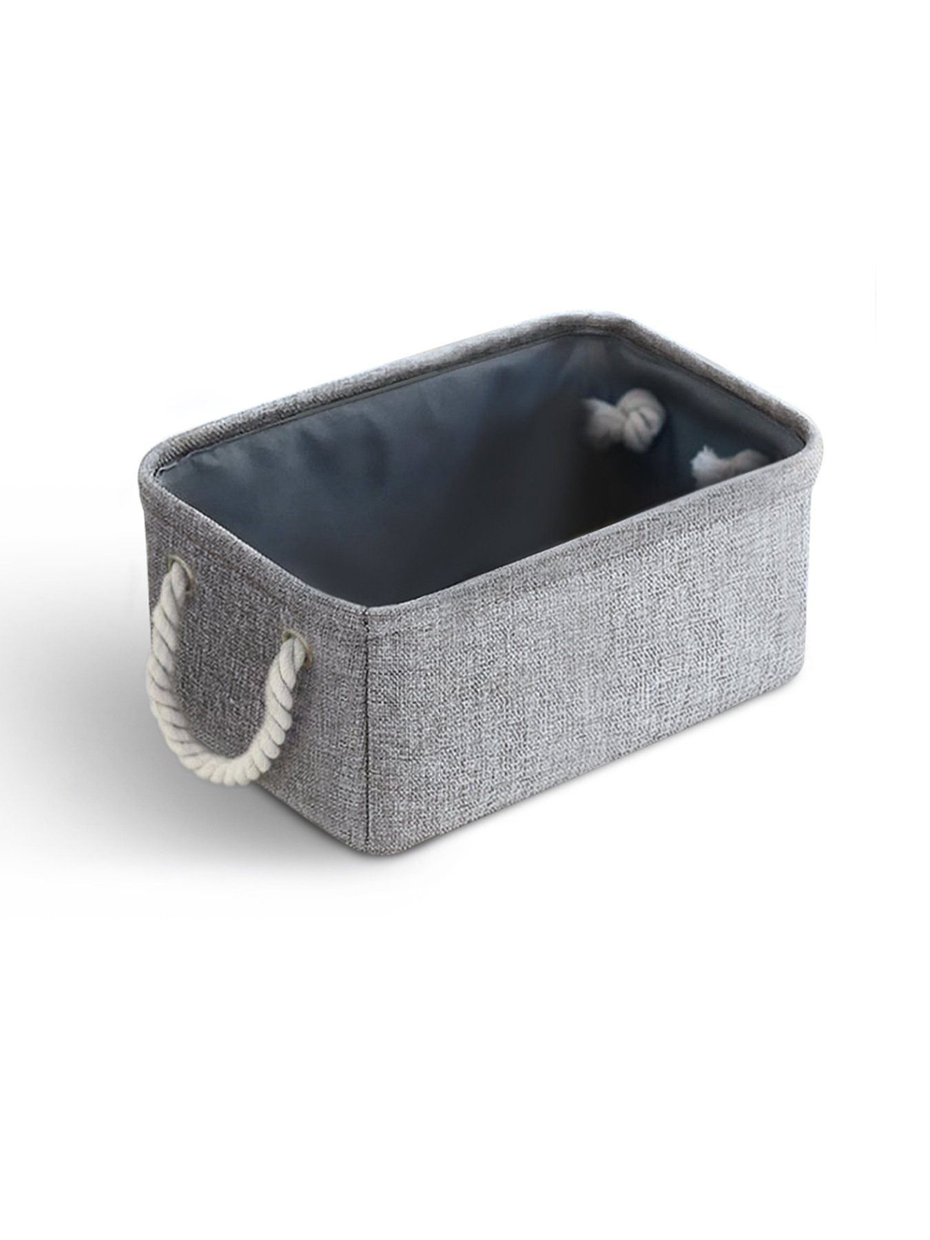 Ящик для хранения с ручками серый MBM MY HOME модель TH-12 GRAY Фото