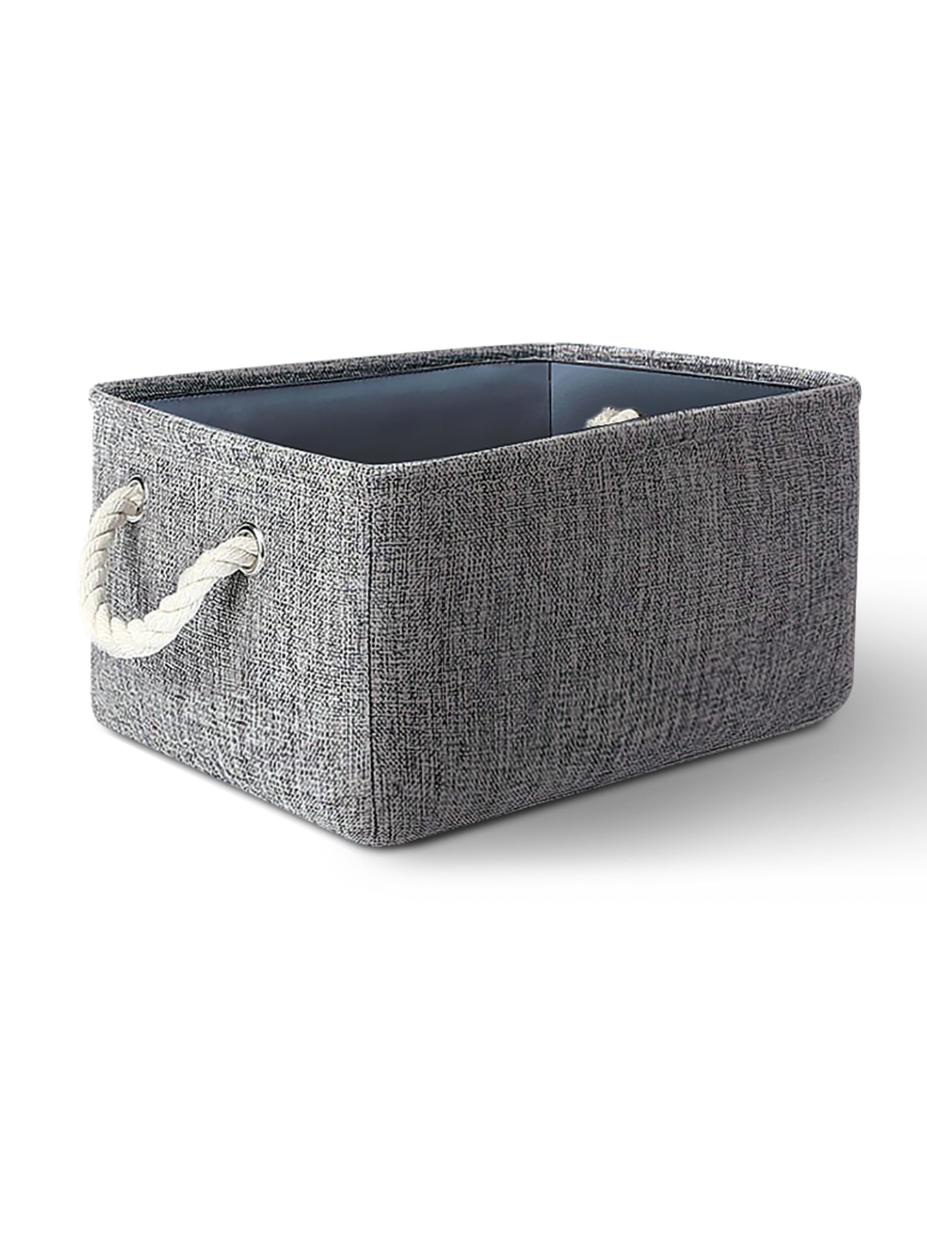 Ящик для зберігання з ручками сірий MBM HOME модель TH-12 GRAY Фото