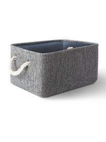 Ящик для зберігання з ручками сірий MBM HOME модель TH-12 GRAY Фото