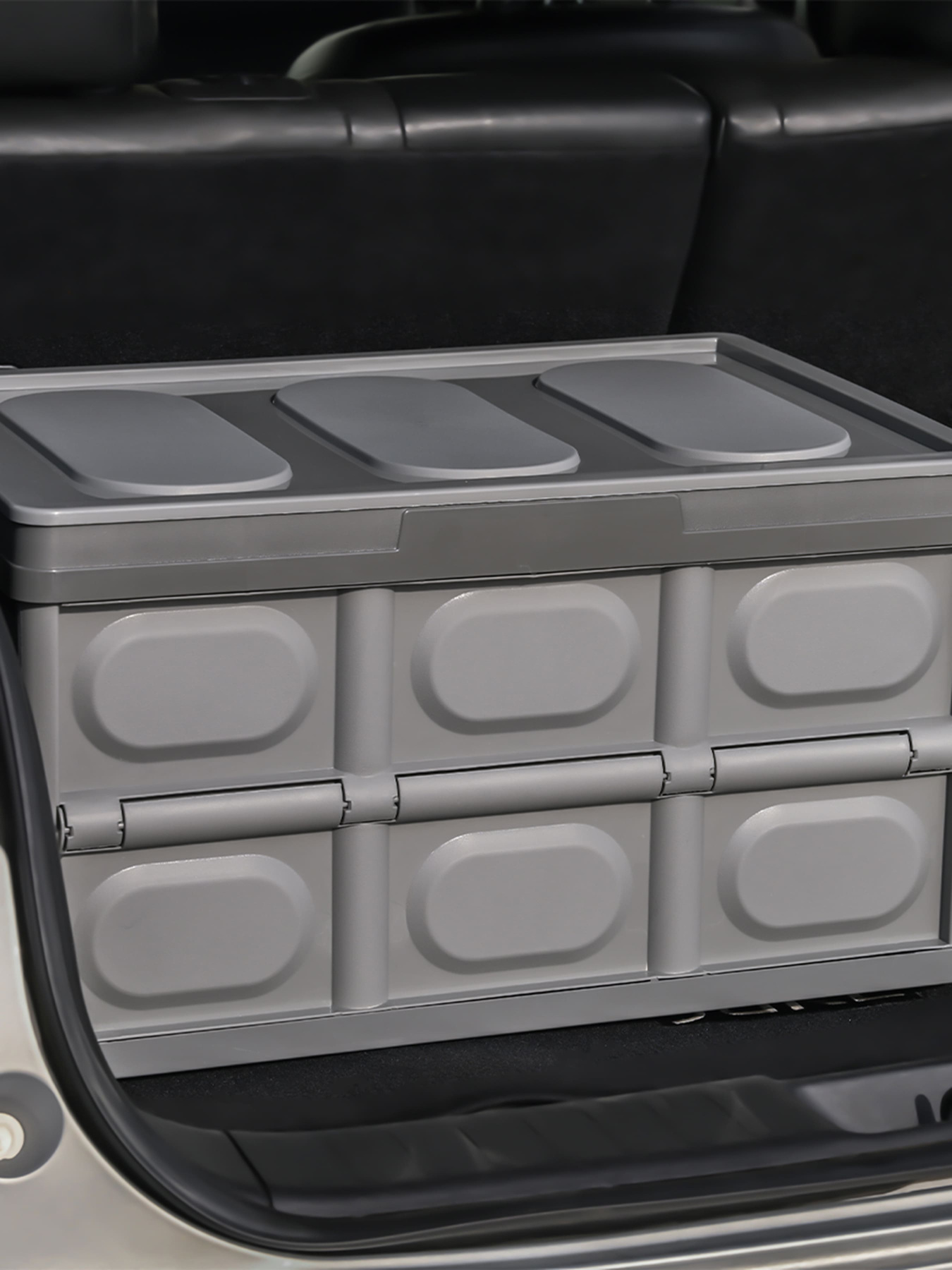 Ящик раскладной с крышкой серый MBM MY HOME модель FB-1 GRAY Фото