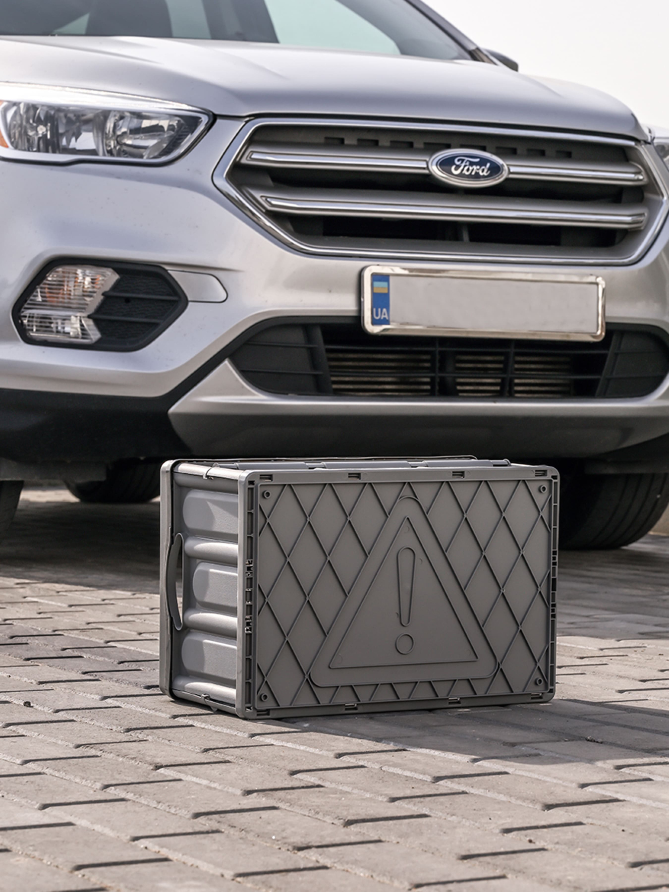 Ящик раскладной с крышкой серый MBM HOME модель FB-1 GRAY Фото