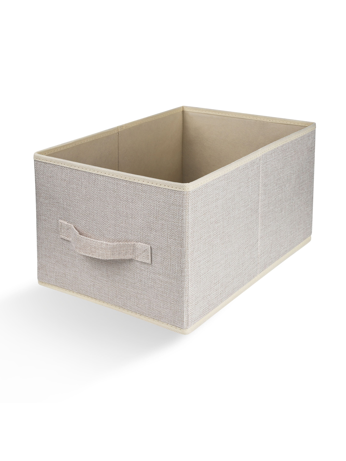 Ящик для хранения квадратный кремовый MBM HOME модель TH-30 CREAM Фото