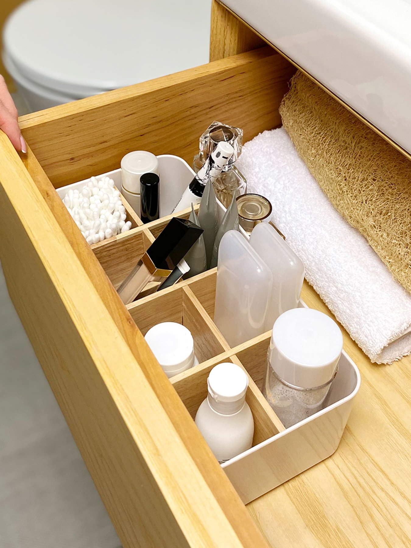 Органайзер для мелочей белый MBM MY HOME модель FH-03 WHITE/WOOD Фото