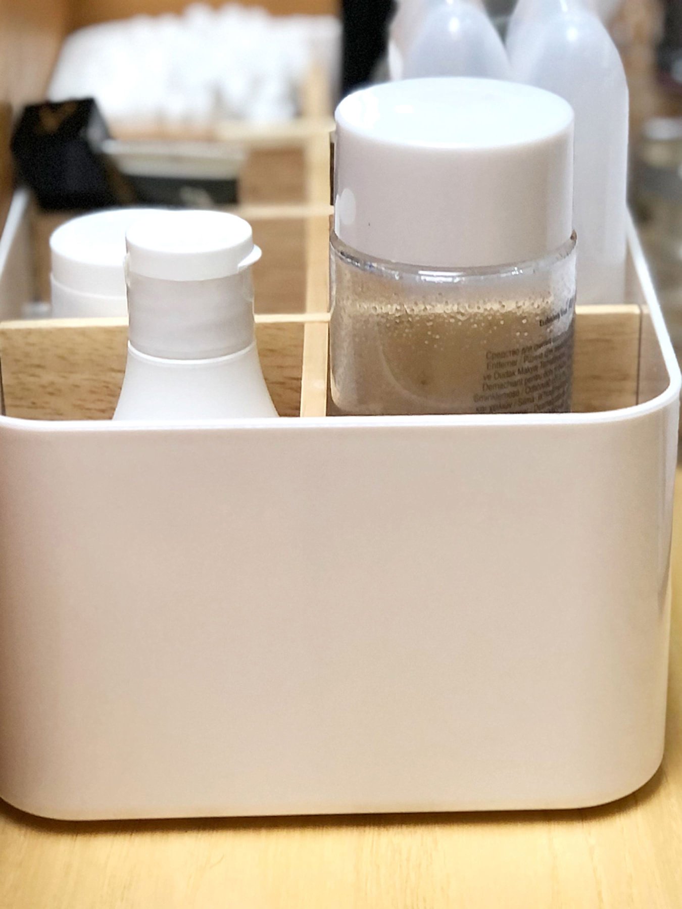 Органайзер для мелочей белый MBM HOME модель FH-03 WHITE/WOOD Фото