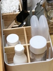 Органайзер для мелочей белый MBM HOME модель FH-03 WHITE/WOOD Фото