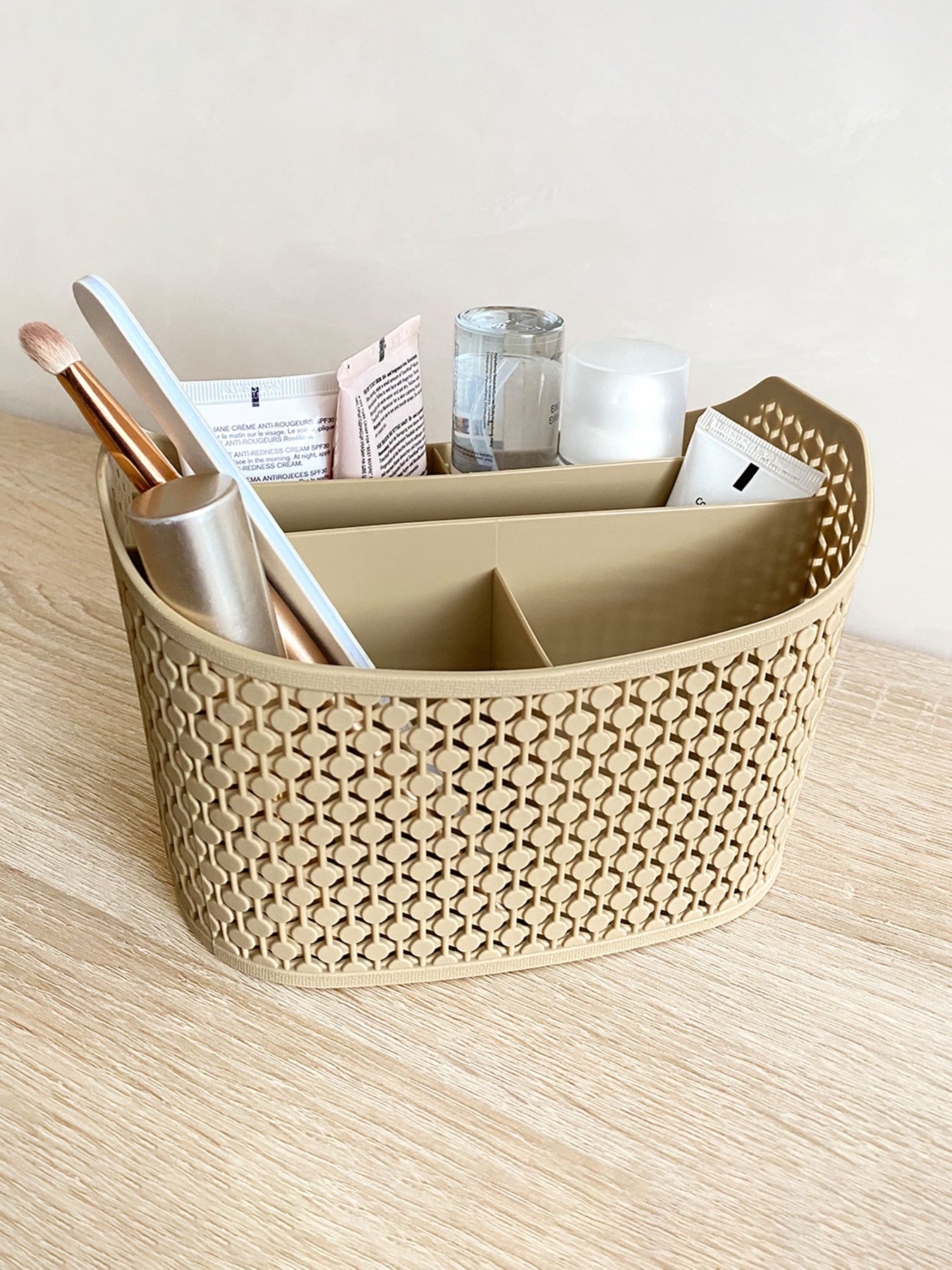 Органайзер настольный светло-коричневый MBM MY HOME модель FH-09 LIGHT BROWN Фото