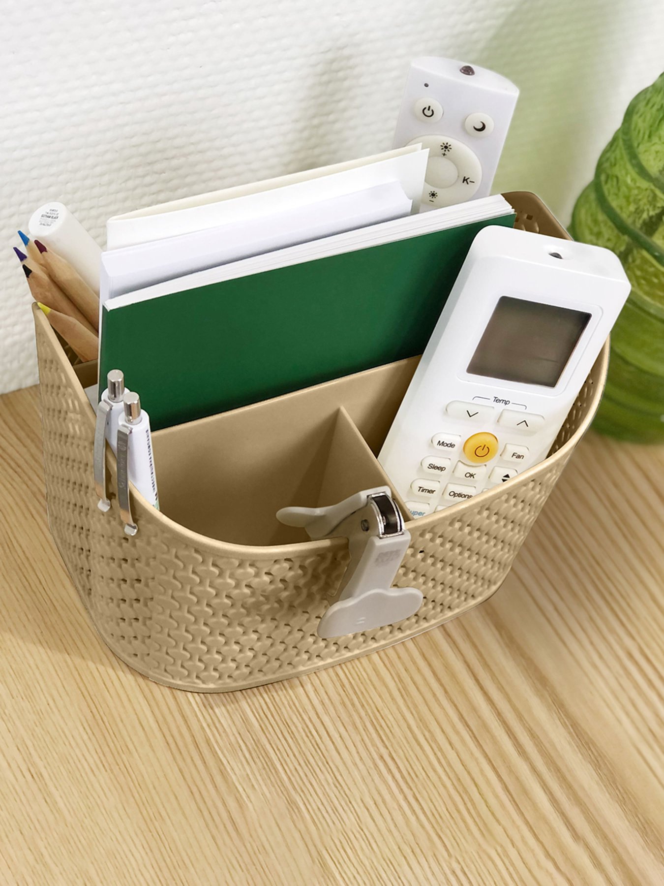 Органайзер настільний світло-коричневий MBM HOME модель FH-09 LIGHT BROWN Фото