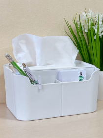 Органайзер для салфеток настольный белый MBM HOME модель FH-17 WHITE Фото