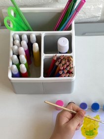 Органайзер настольный серый MBM MY HOME модель FH-18 GRAY Фото