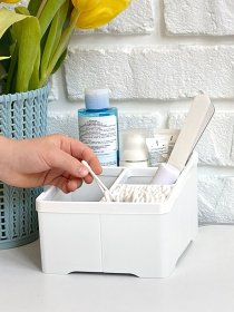 Органайзер настольный белый MBM MY HOME модель FH-18 WHITE Фото