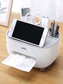 Органайзер универсальный белый с серым MBM HOME модель FH-19 WHITE/GRAY Фото