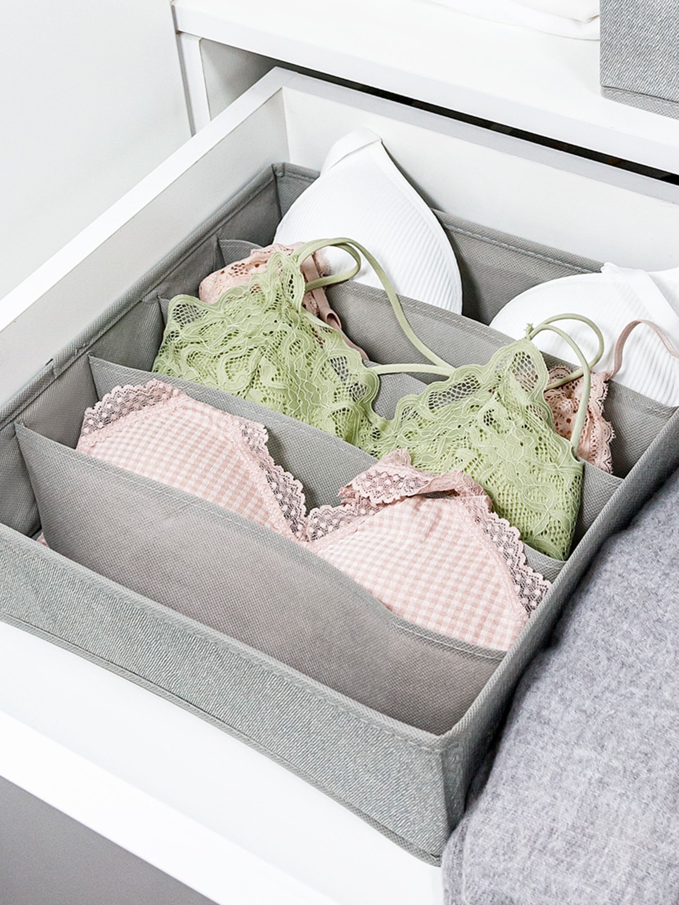 Органайзер для хранения на 5 секций серый MBM MY HOME модель TH-09-05 GRAY Фото