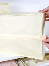 Органайзер для хранения на 5 секций бежевый MBM MY HOME модель TH-09-05 BEIGE Фото