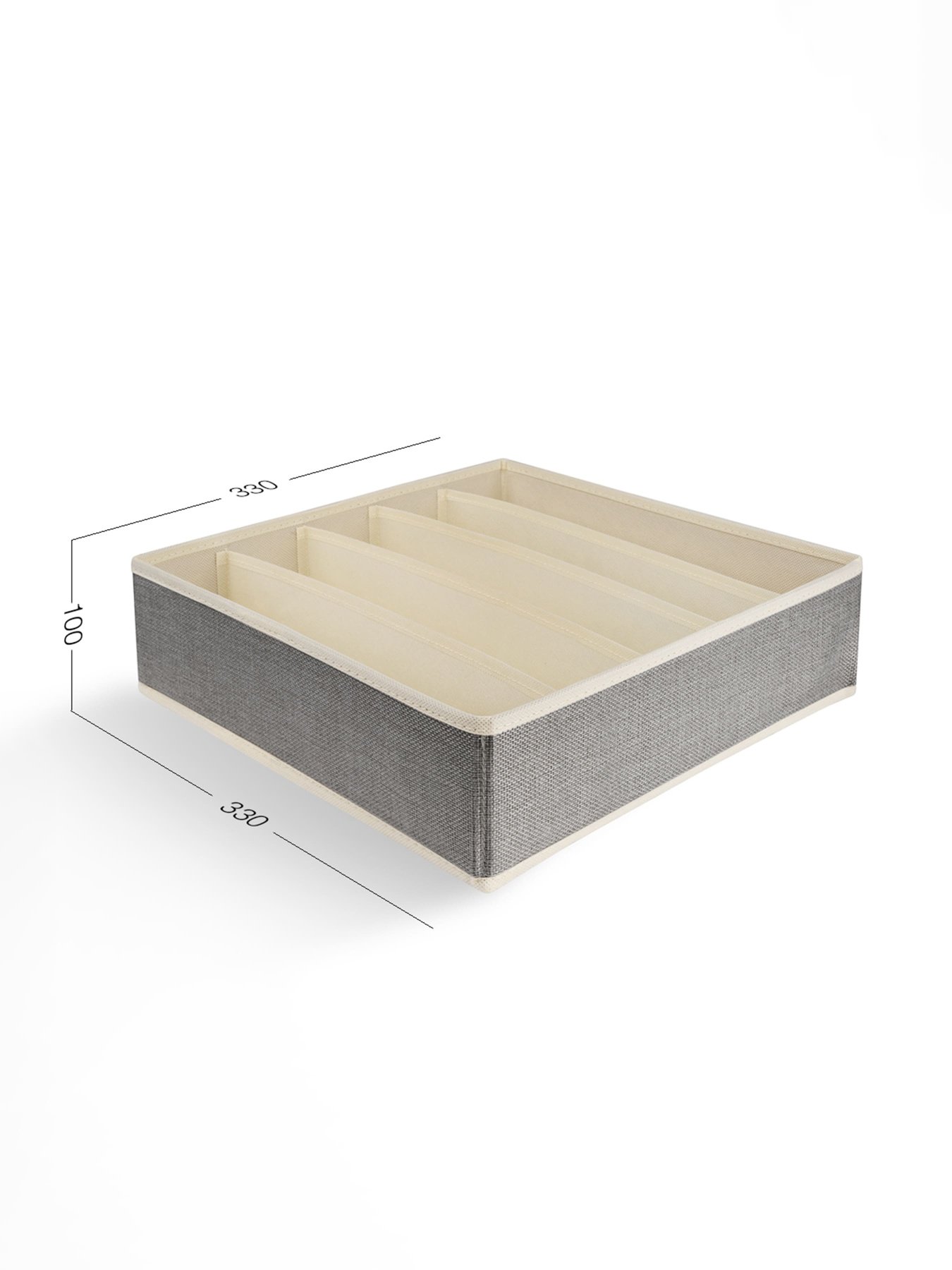 Органайзер для хранения на 5 секций светло-серый MBM MY HOME модель TH-09-05 LIGHT GRAY Фото