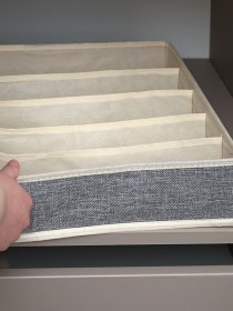 Органайзер для хранения на 5 секций светло-серый MBM HOME модель TH-09-05 LIGHT GRAY Фото