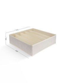 Органайзер для хранения на 5 секций кремовый MBM HOME модель TH-09-05 CREAM Фото