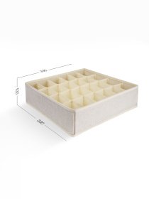 Органайзер для зберігання на 24 секції кремовий MBM HOME модель TH-09-24 CREAM Фото